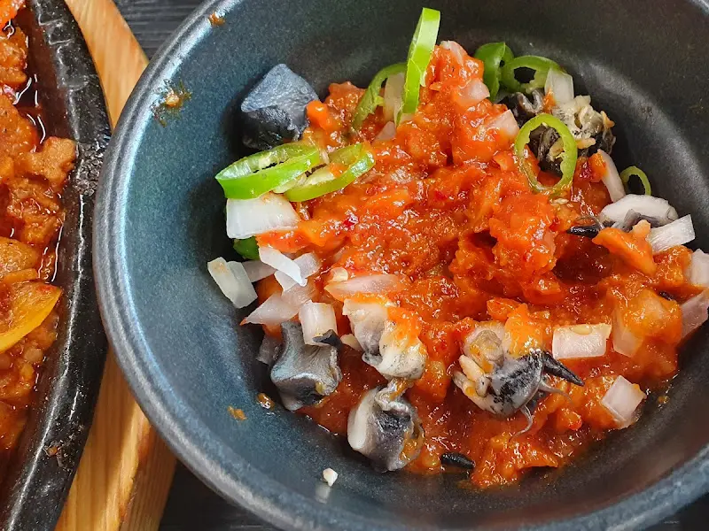 우렁쌈장의 자태