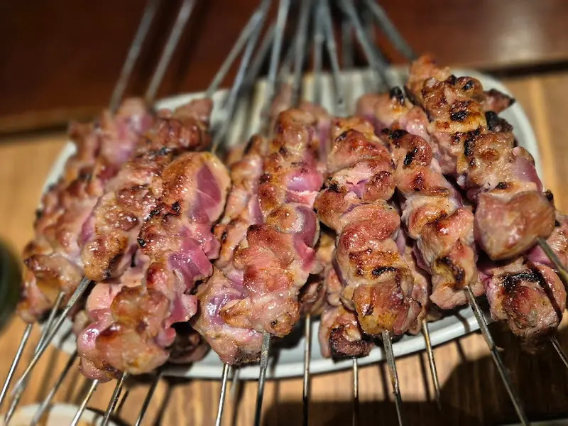 가지런히 놓인 양꼬치