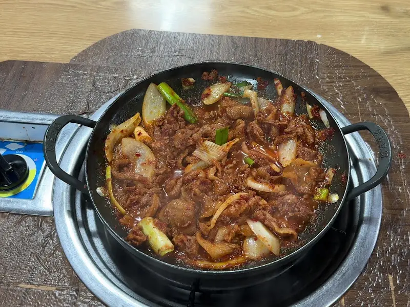 진미기사식당 오징어볶음