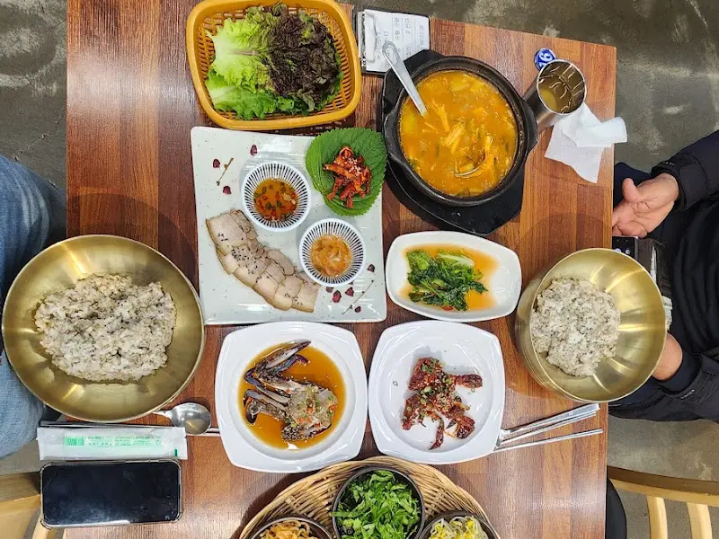 보리밥 정식 한 상 차림