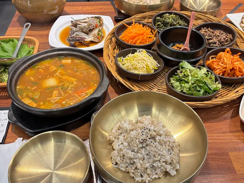 보리밥 정식 한 상 차림