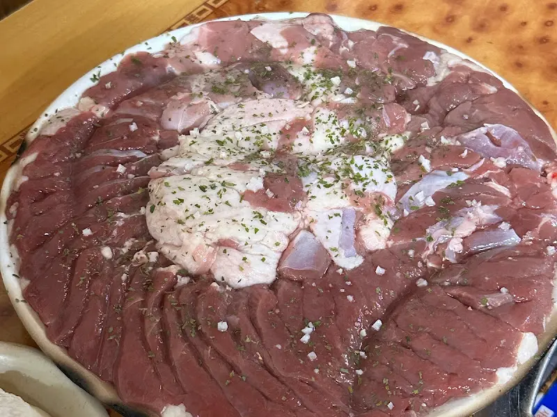 푸짐한 오리 로스 한 상차림