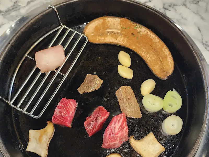 지글지글 구워지는 소고기