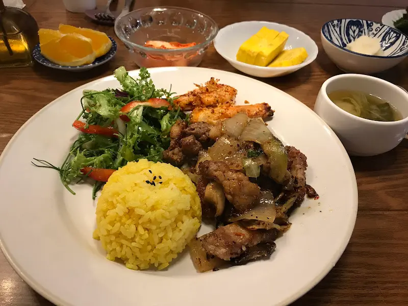 고추장 불고기 정식 한 상 차림