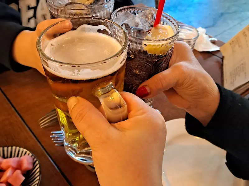 시원한 생맥주 한 잔