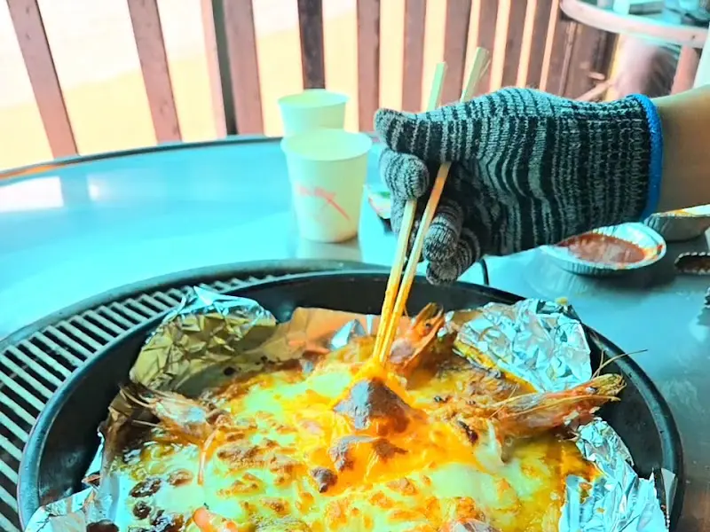 치즈 새우 구이