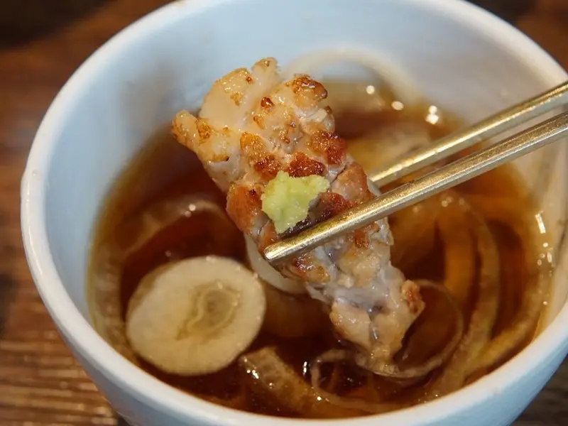 육갑식당 염창점의 고기와 와사비