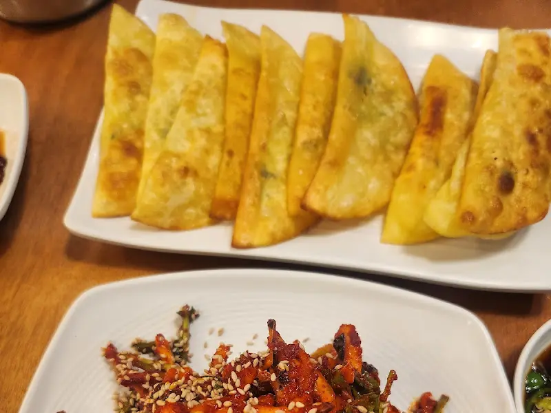 납작만두 클로즈업