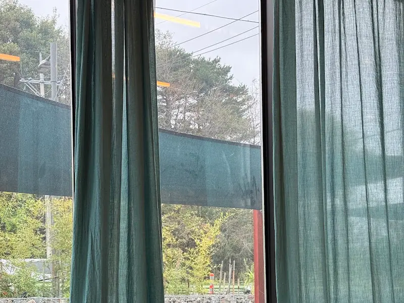 컨센트릭 창가 좌석에서 바라본 풍경