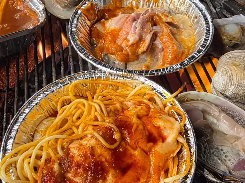 조개 구이와 파스타