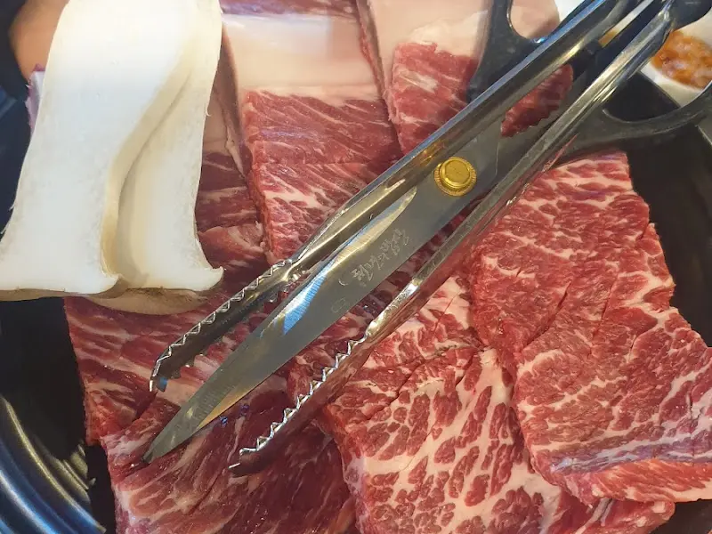 신선한 소갈비살