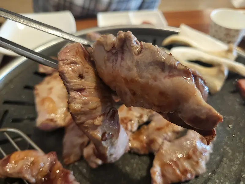 잘 구워진 갈매기살