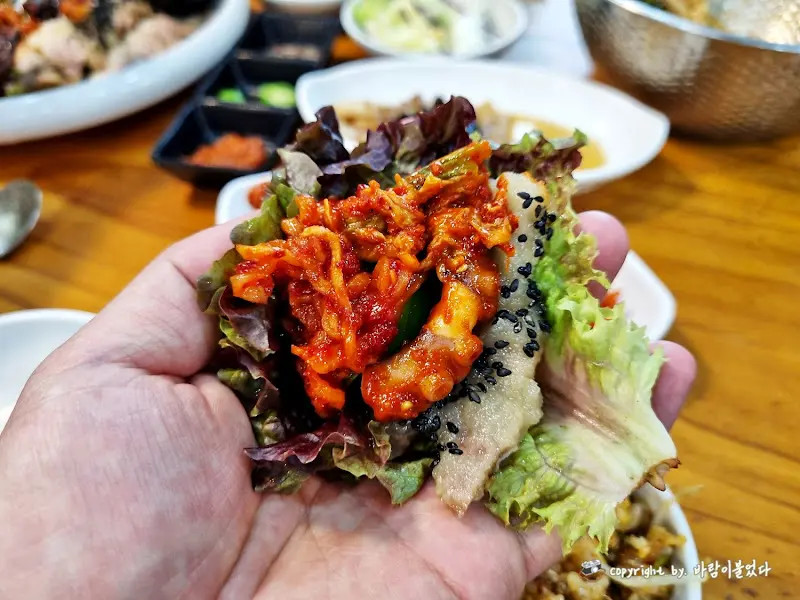 화명옥 기본 반찬