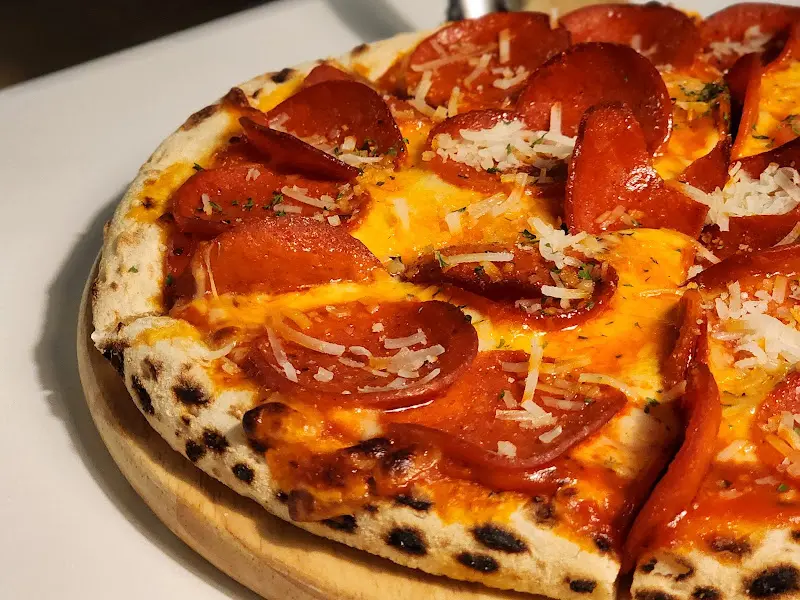 페퍼로니 피자 클로즈업