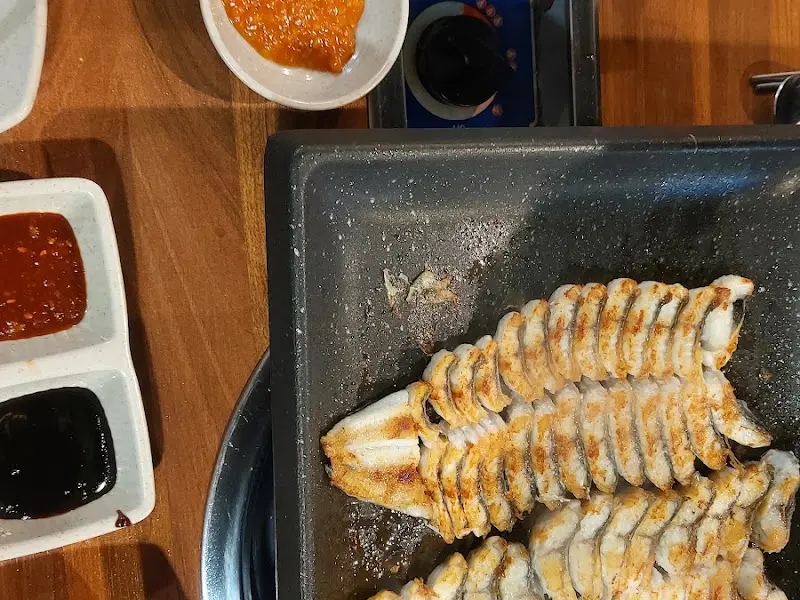 장어 굽는 모습