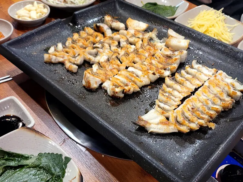 장어구이 근접샷