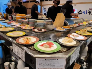 수원에서 가성비 끝판왕 회전초밥 맛집, 우리동네스시카야 북수원점 방문 후기