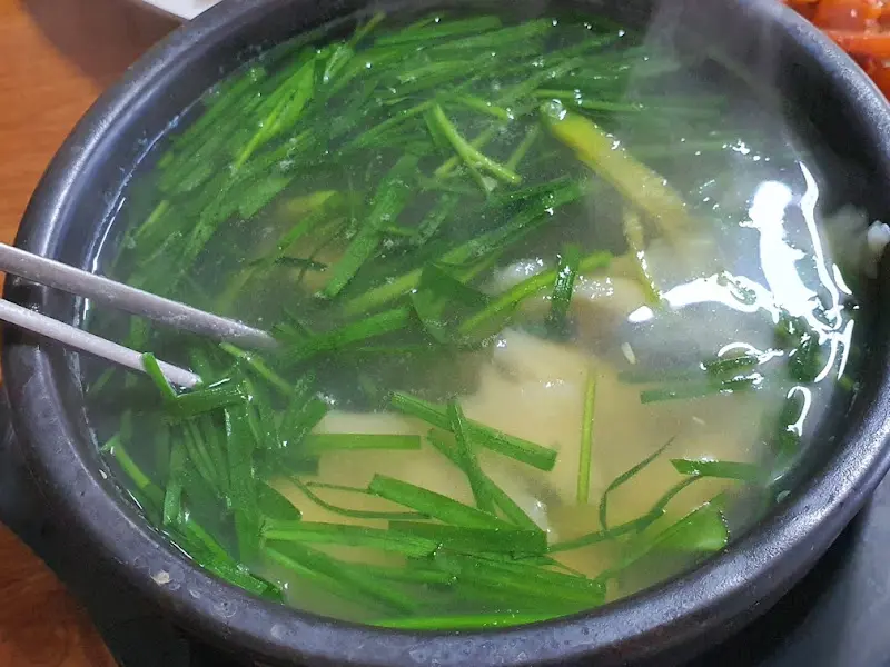 다슬기탕 비주얼