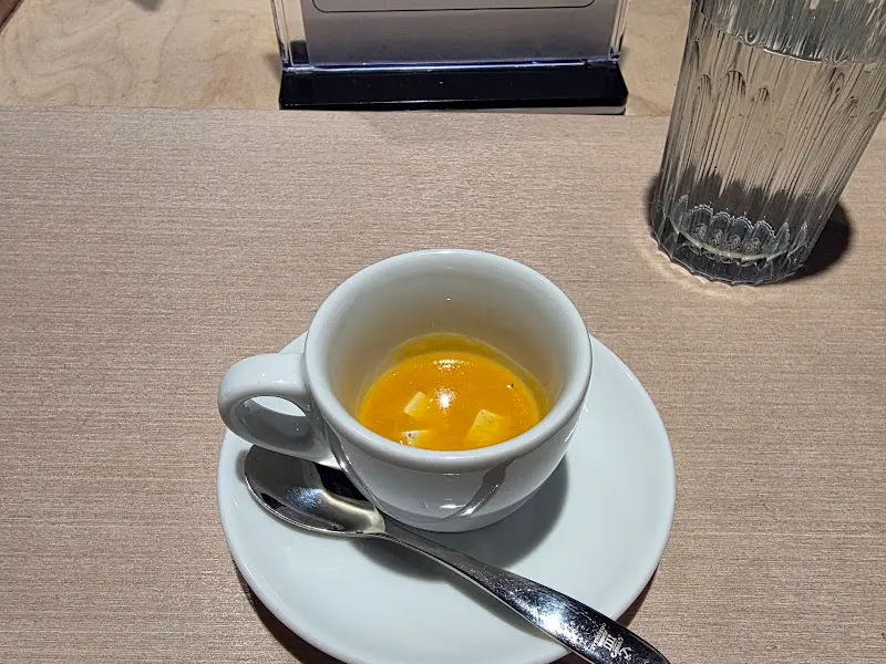 따뜻한 호박 스프