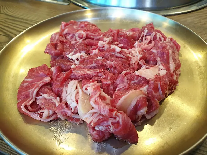 한우 광양불고기의 신선한 모습