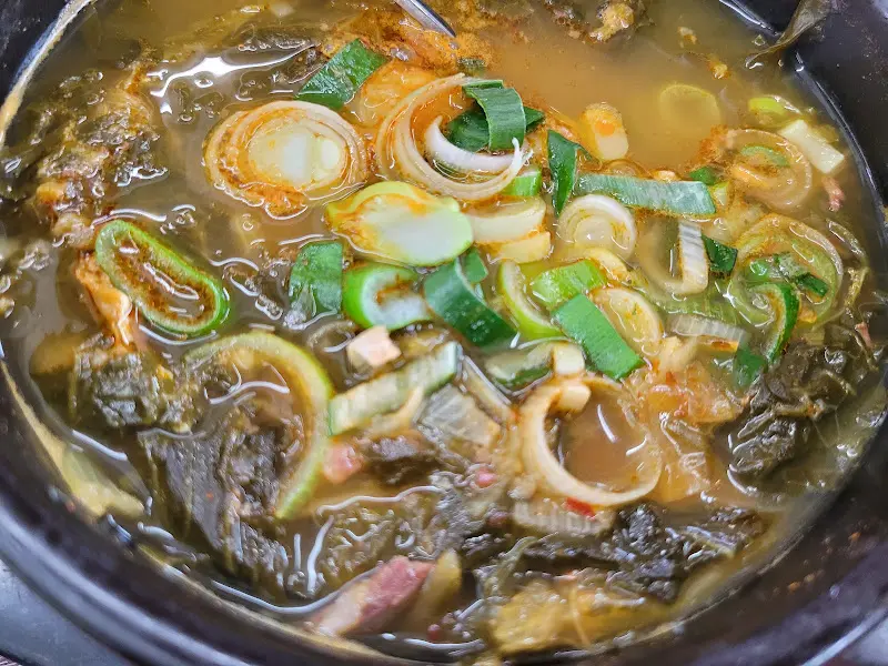 얼큰한 우거지해장국