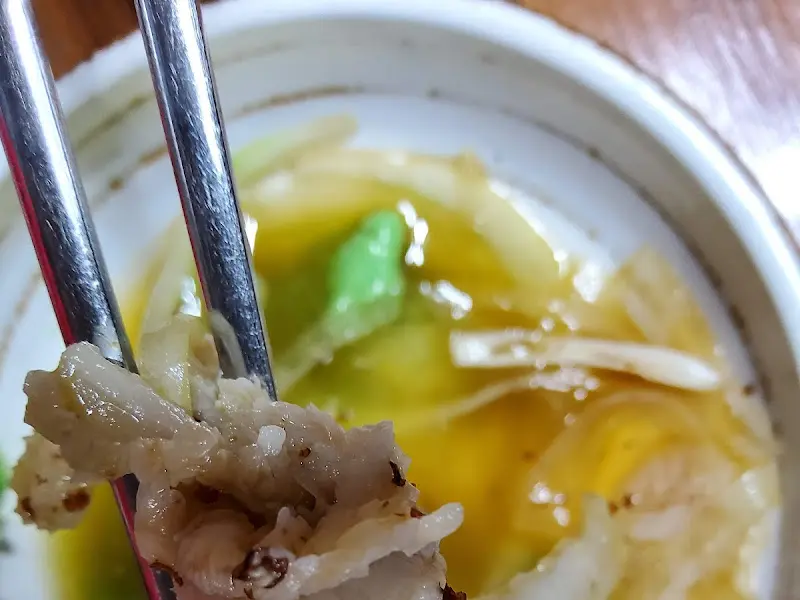 양념장에 찍은 소 양