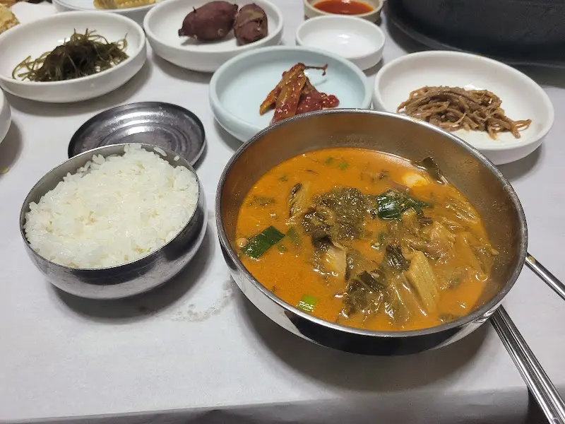 짱뚱어탕과 꼬막정식