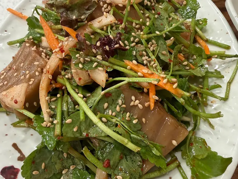 상큼한 도토리묵 무침