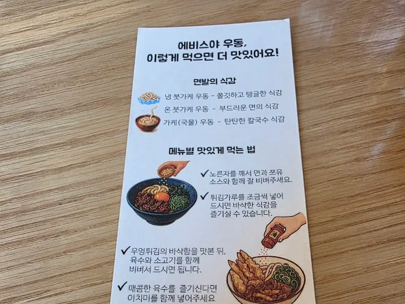 메뉴 설명