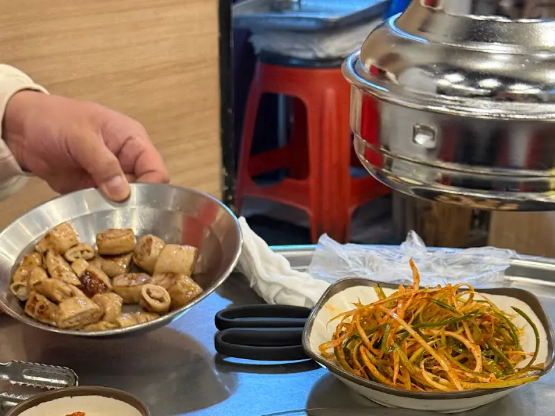 막창 한 상 차림