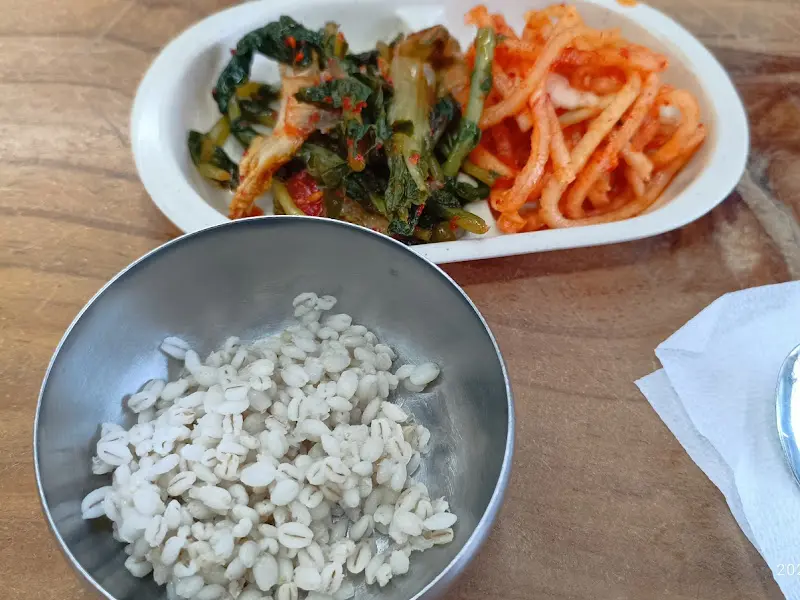 서운칼국수 기본찬