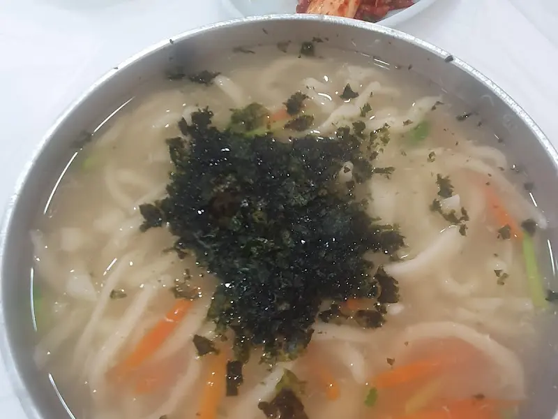 칼국수 근접샷