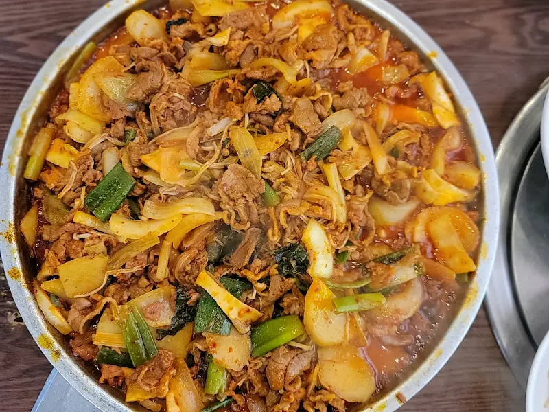 오리 주물럭 볶음밥