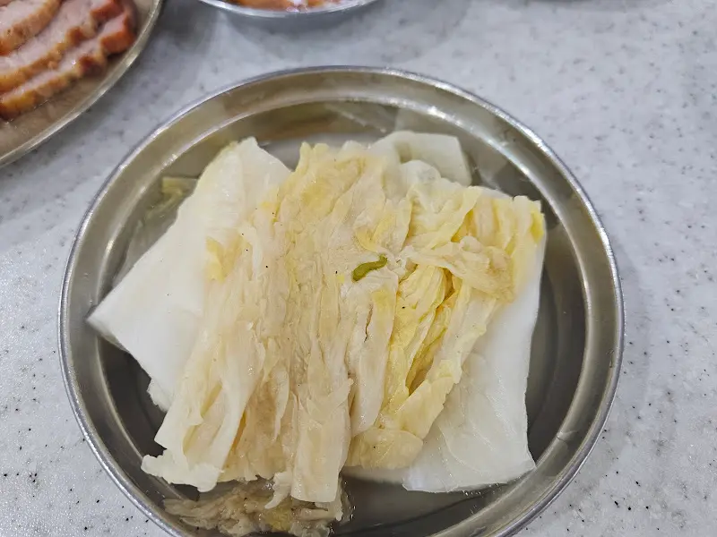 백김치 클로즈업