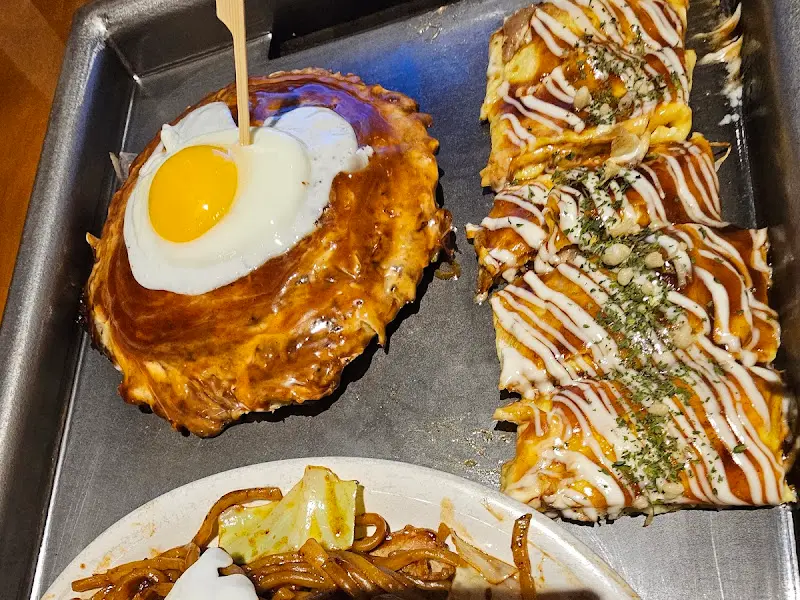 오코노미야끼 단면