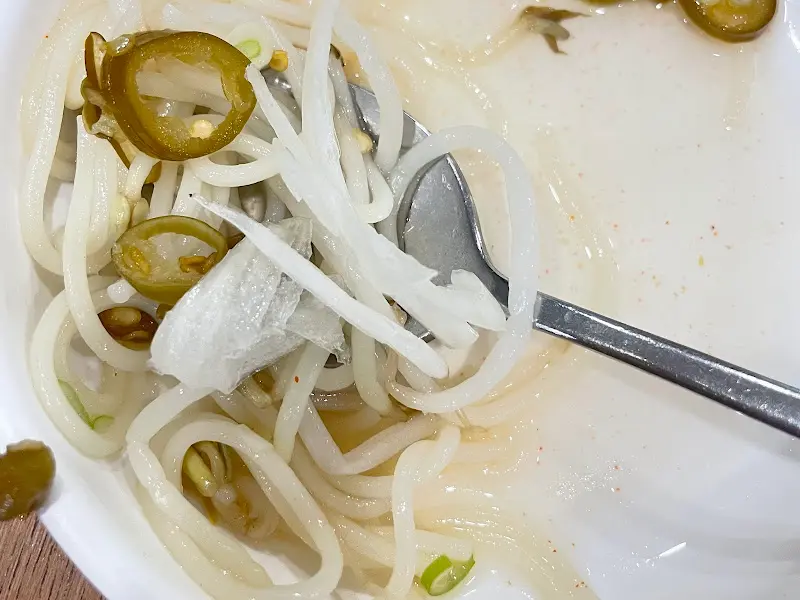 온달면가 쇠고기탕면 디테일