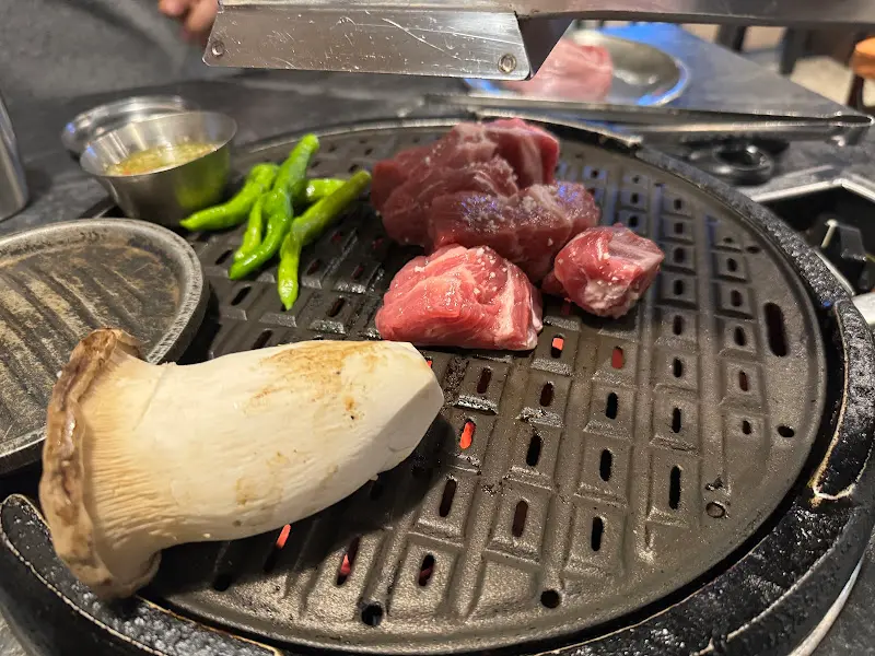 불판 위의 목살