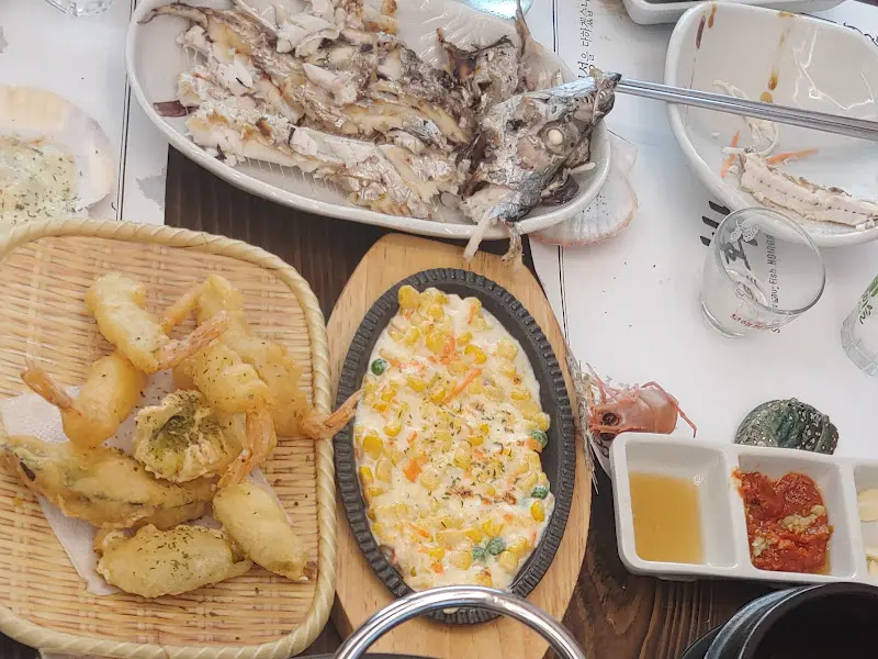 통갈치구이와 튀김