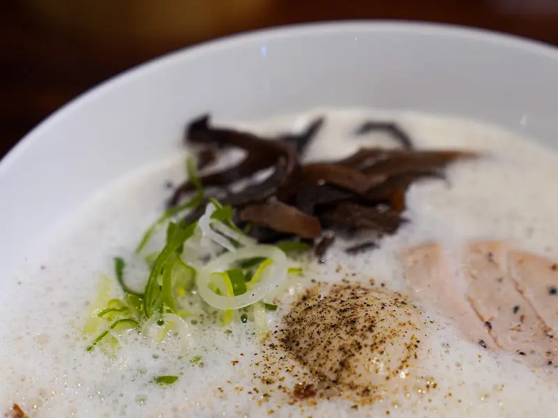 토리빠이탄 라멘 확대샷