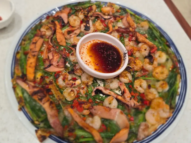 해물이 듬뿍 들어간 해물파전