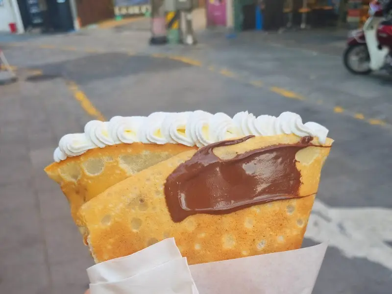 떡볶이 후식으로 즐기기 좋은 달콤한 크레페