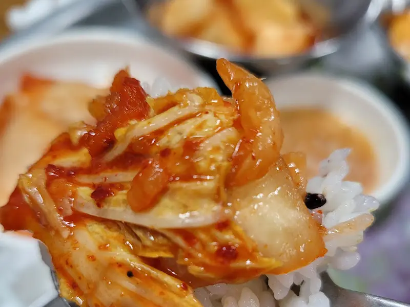 순대국과 환상적인 궁합을 자랑하는 깍두기