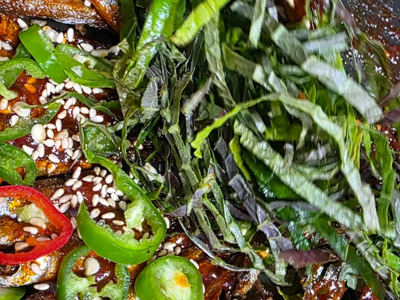 매콤달콤한 양념이 입맛을 돋우는 도리뱅뱅이