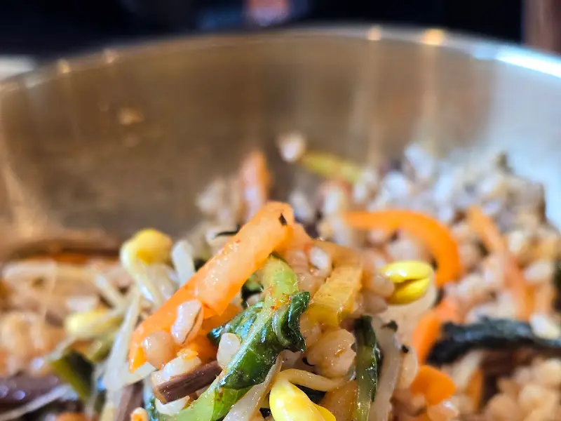 보리밥 비빔밥 클로즈업