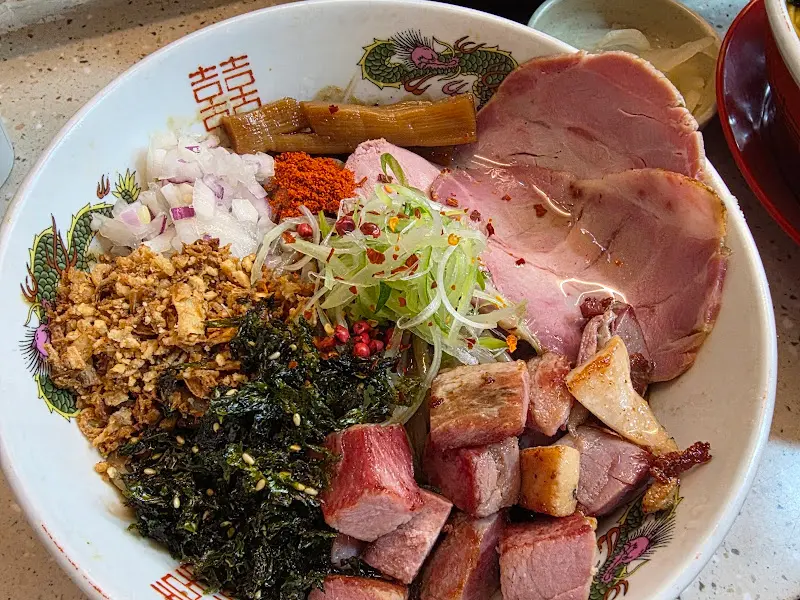 멸치 비빔 라멘의 모습