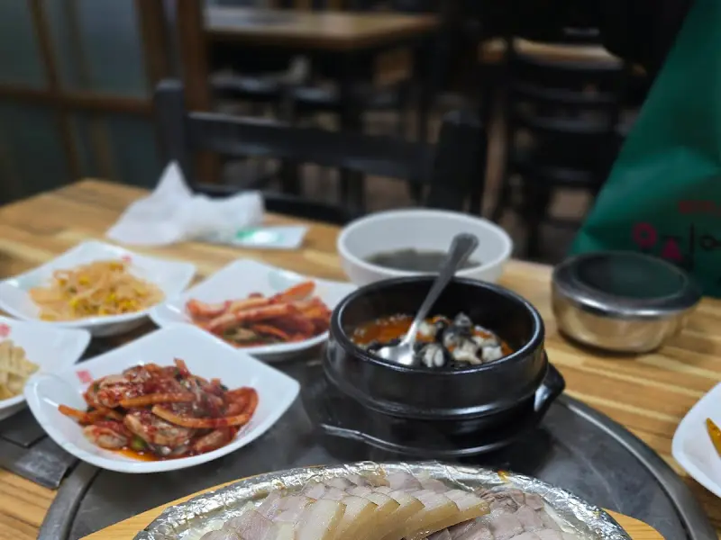 굴무침 클로즈업