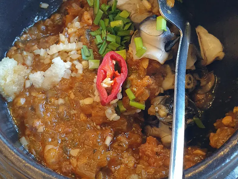 전복 솥밥 비빔밥