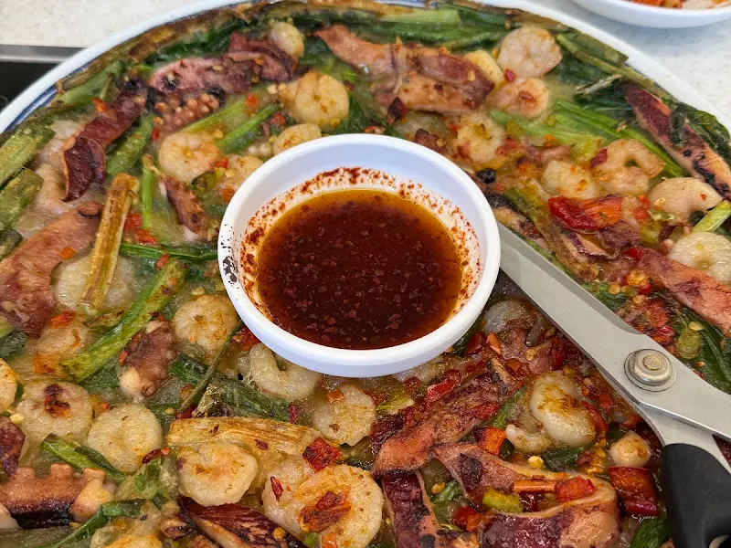 통새우 해물파전