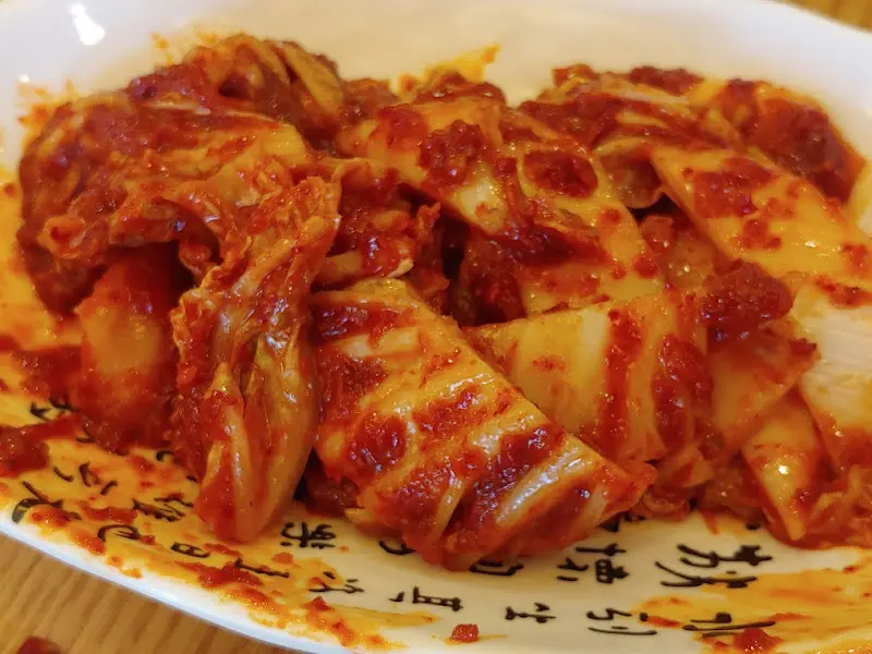 잘 익은 배추김치