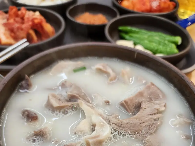 푸짐한 돼지국밥